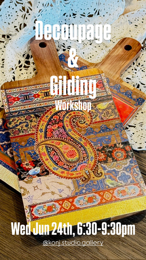 Decoupage & Gilding June 24