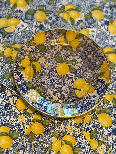 Napkin Decoupage Plates - Oct 28