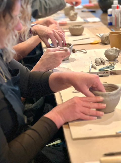 Hand Building Pottery Class